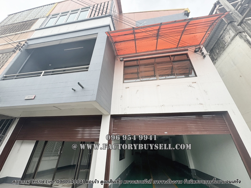 销售工厂,仓库,办公室,埃卡查路(Ekachai Road),Soi Cherd Mahachai Bang Nam Fresh,Samut Sakhon,新装修的建筑物准备工作了
