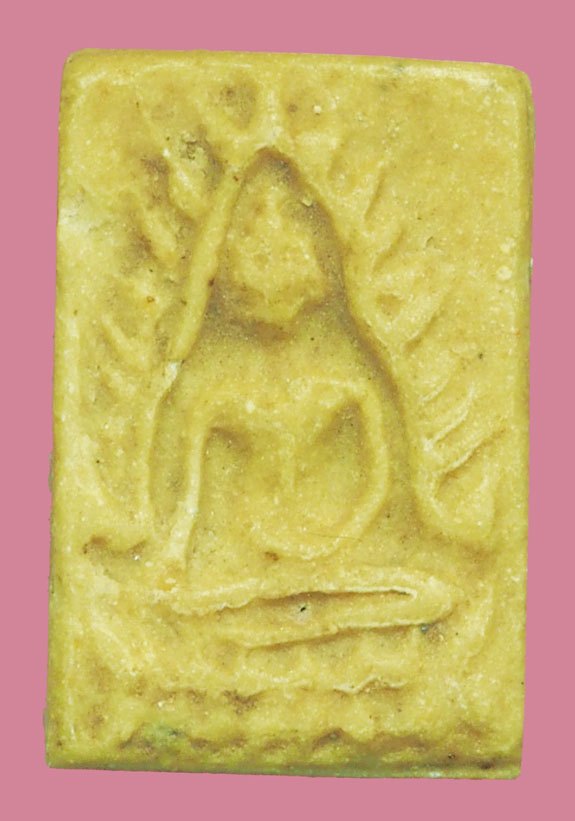 ขายแล้ว*38130 พระพุทธชินราช อาจารย์นวม วัดอนงค์ ปี 249X เนื้อผงน้ำมัน 9