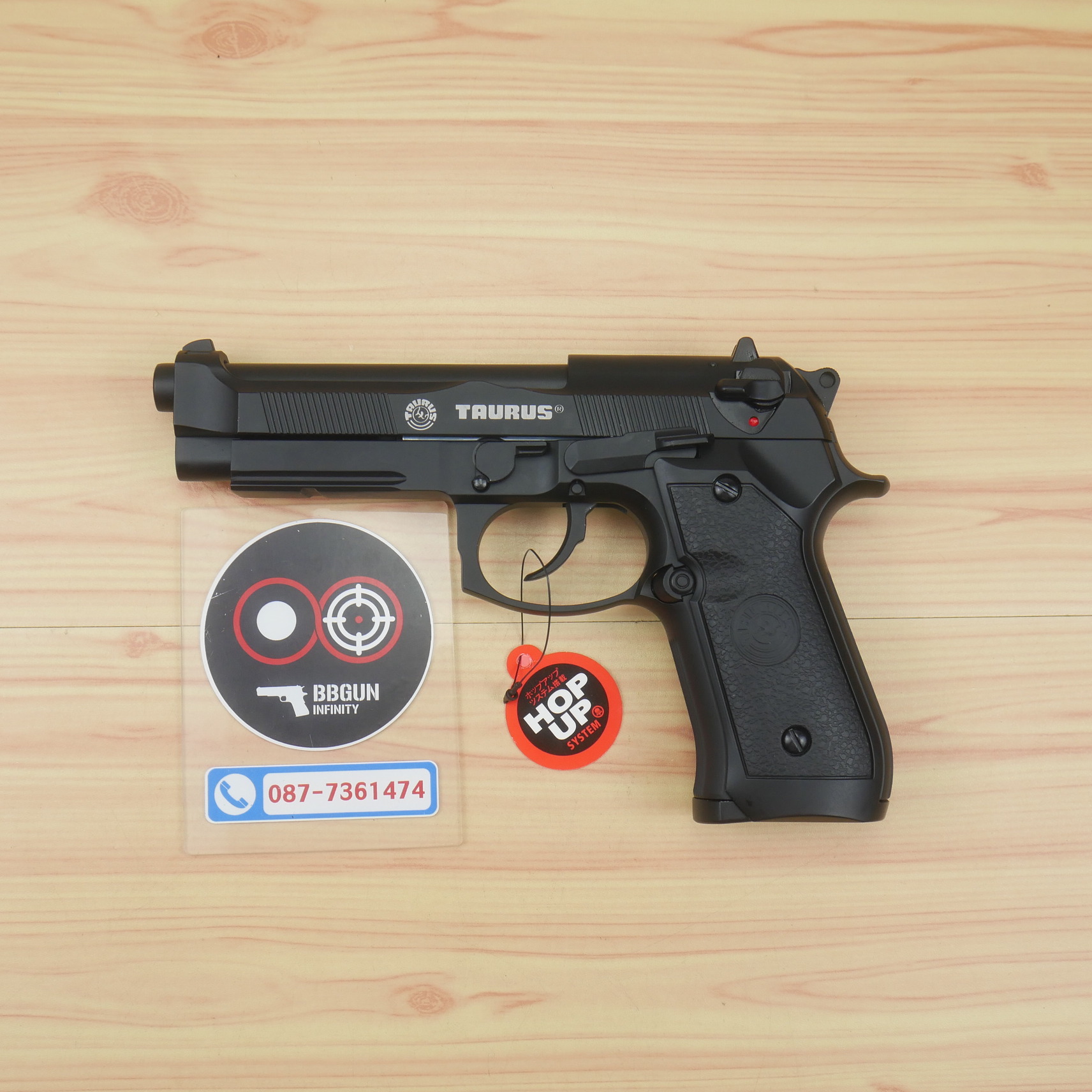 บีบีกันอัดแก๊ส Double Bell 736 Taurus PT92 สีดำ BB GUN
