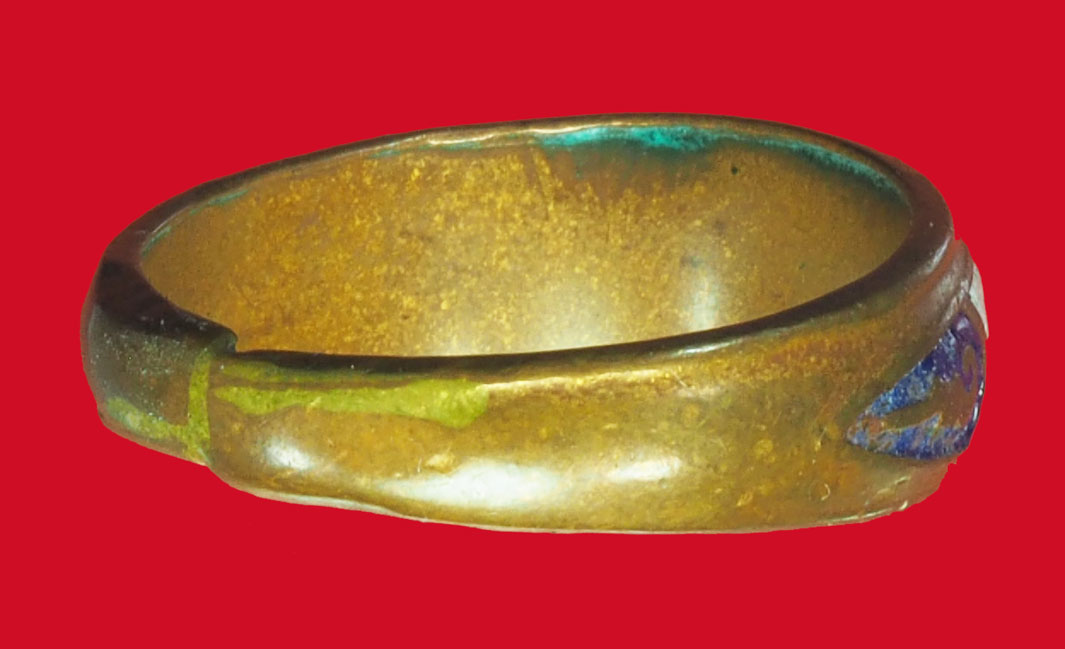 ขายแล้ว*33606 แหวนลงยาลายธงชาติ หลวงพ่อจง วัดหน้าต่างนอก อยุธยา 12