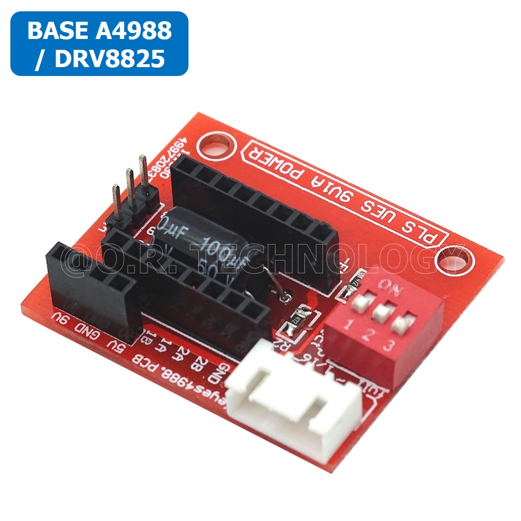 (1ชิ้น) XQ924 Base A4988 / DRV8825 Stepper motor driver Base ฐานรอง ไดร์ฟสเต็ปเปอร์มอเตอร์