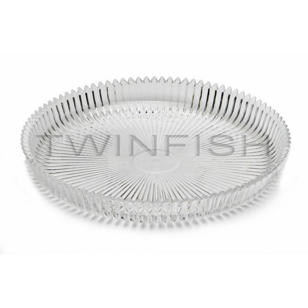 ADPW1-12 จานโชว์อาหารอคิลิคใส 12 นิ้ว