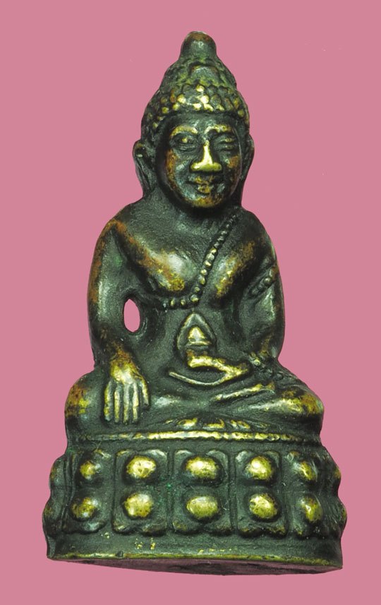 *39923 พระกริ่ง มปร วัดราชประดิษฐ์ กรุงเทพ ปี 2515 เนื้อทองเหลืองรมดำ (หลวงปู่ทิม วัดระหารไร่ร่วมปลุกเสก) 7