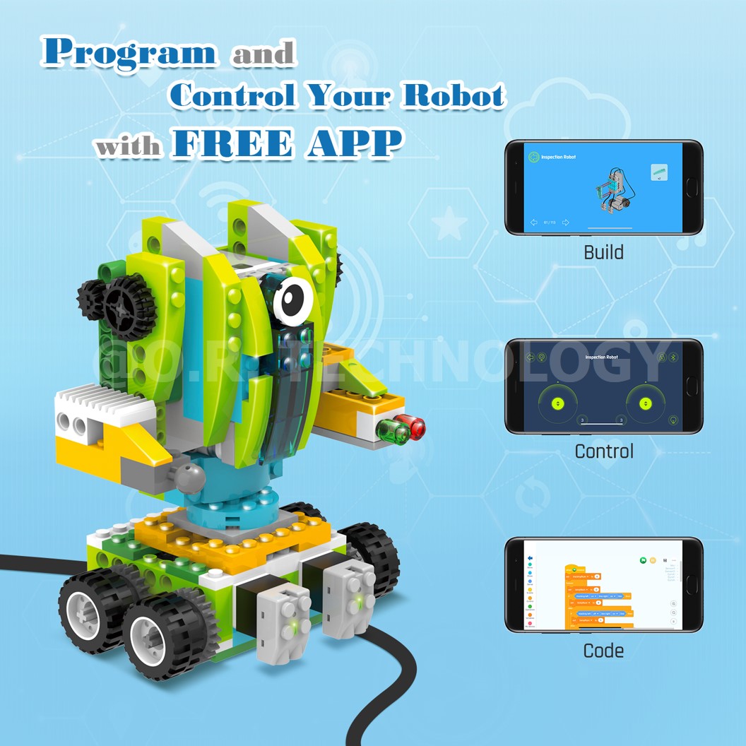 Makerzoid MKZ-RM-PM ROBOT MASTER PREMIUM STEAM Educational Programmable Robot Kit ชุดเรียนรู้ ตัวต่อ เสริมทักษะ หุ่นยนต์ โรบอท Coding kit ส่งเสริมการเรียนรู้
