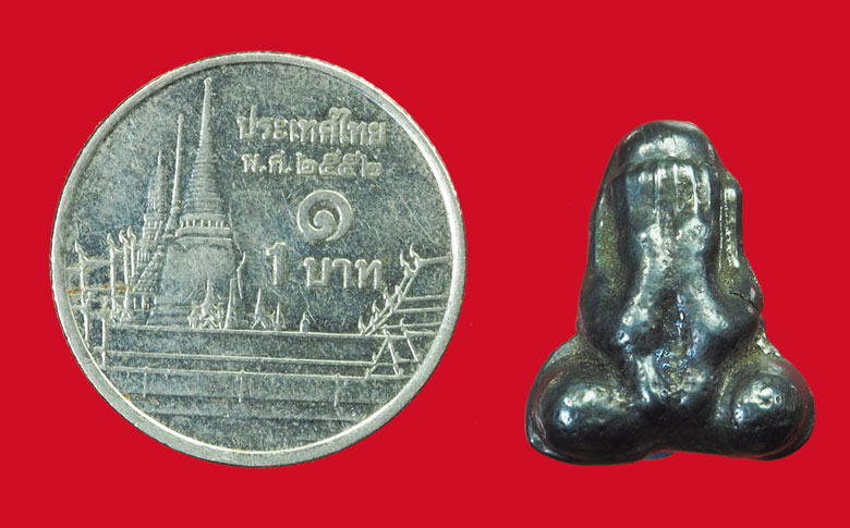 *33259 พระปิดตา เนื้อเมฆพัตร เก่า ไม่ทราบที่และปีสร้าง 6