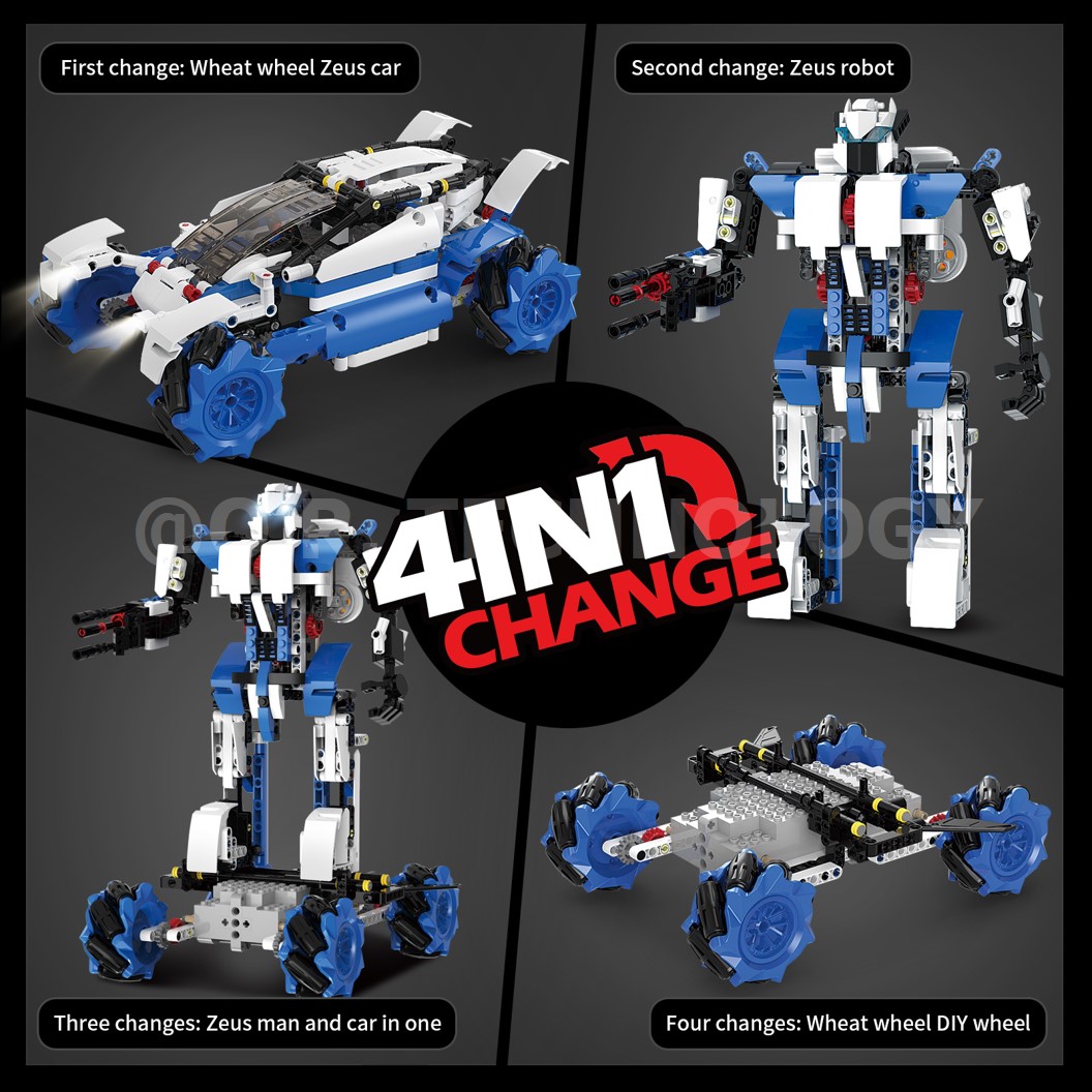 KEEYEE WORLD K96120 ชุดเรียนรู้ เสริมทักษะ Star Hunts ตัวต่อ STEAM Educational Programmable Robot Kit Building Block