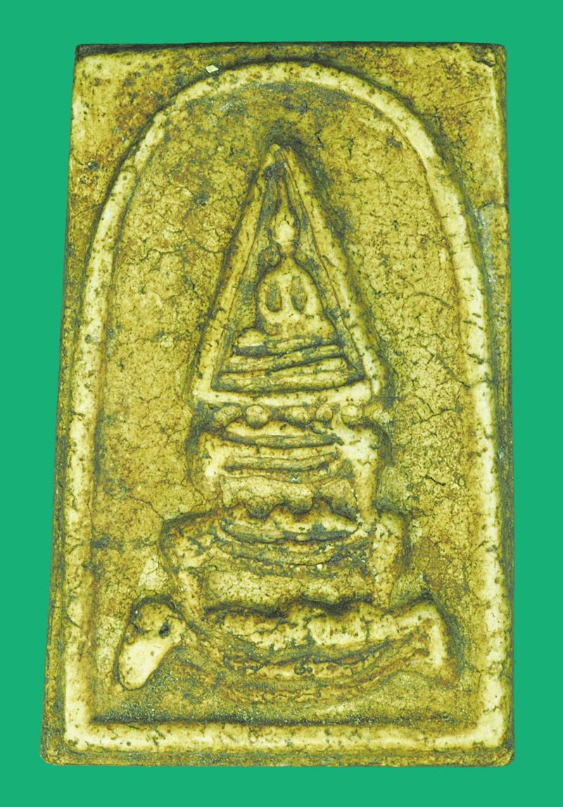 *40334 พระสมเด็จหลวงปู่นาค วัดระฆัง กรุงเทพ พิมพ์ขาโต๊ะ ฐานสิงห์ ยุคประมาณปี 2495-2500 เนื้อผง 9