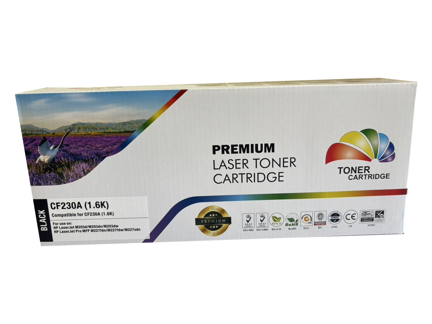 ตลับหมึกพิมพ์เทียบเท่าสำหรับเครื่องพิมพ์เลเซอร์ ยี่ห้อ HP รุ่น CF230A (1.6K) Black HP laser jet / HP laser jet pro