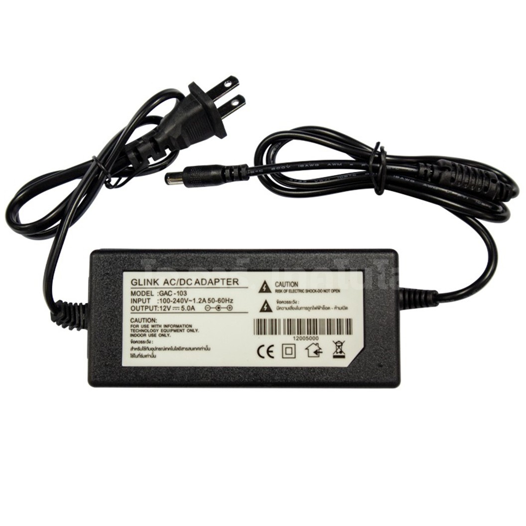 GAC อะแดปเตอร์แปลงไฟ GLINK Adapter ขนาด 5.5x2.1mm 220VAC to DC 5V/6V/9V/12V 2A/3A/5A Switching Adapter ตัวแปลงไฟ 5VDC/6VDC/9VDC/12VDC 2-5A Power Supply แหล่งจ่ายไฟ อแดปเตอร์