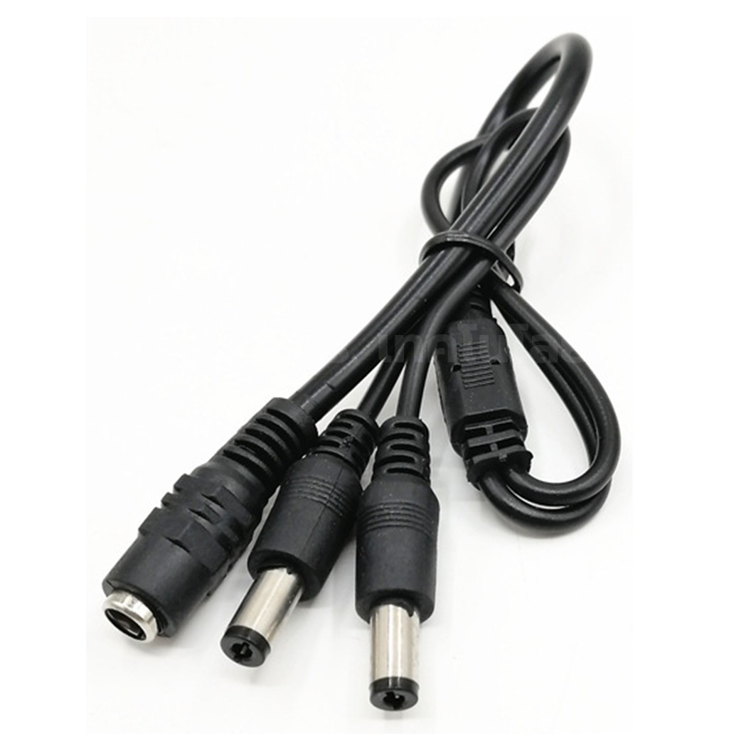 (1ชิ้น) DC 1-2/1-3/1-4 สายแยกไฟ DC เข้า 1 ออก 2/3/4 Cable DC Splitter IN 1 OUT 2/3/4 ขนาดหัว 5.5x2.1mm สายไฟแยก สายแยกดีซี สายแปลงหัว