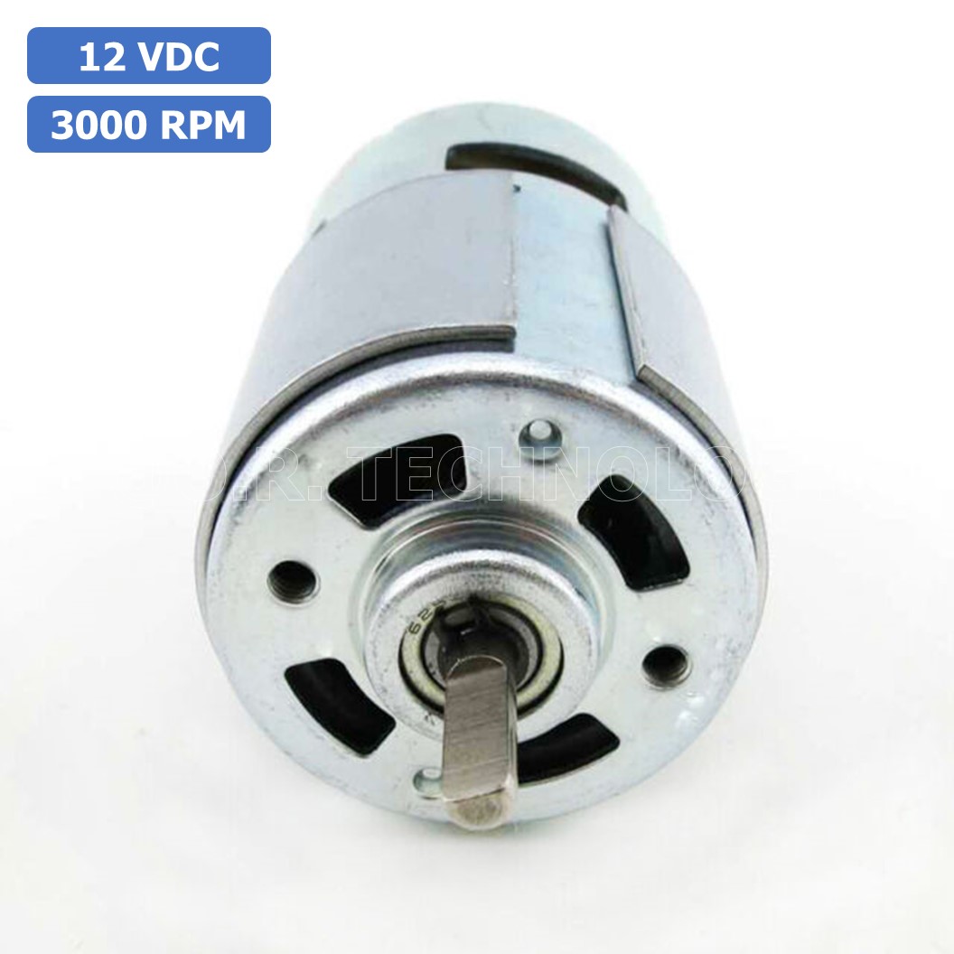 (1ชิ้น) JB179 มอเตอร์ 775 12VDC 3000RPM มอเตอร์ความเร็วสูง มอเตอร์สว่าน แกนขนาด 5mm DC Motor 775 D Shaft