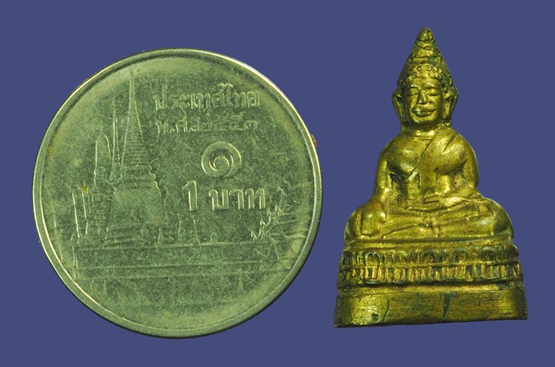 ขายแล้ว*40464 พระกริ่งชัยวัฒน์ หลวงพ่อโต วัดบางพลีใน สมุทรปราการ ปี 2500 ไม่ตอกโค๊ต เนื้อทองเหลือง 77