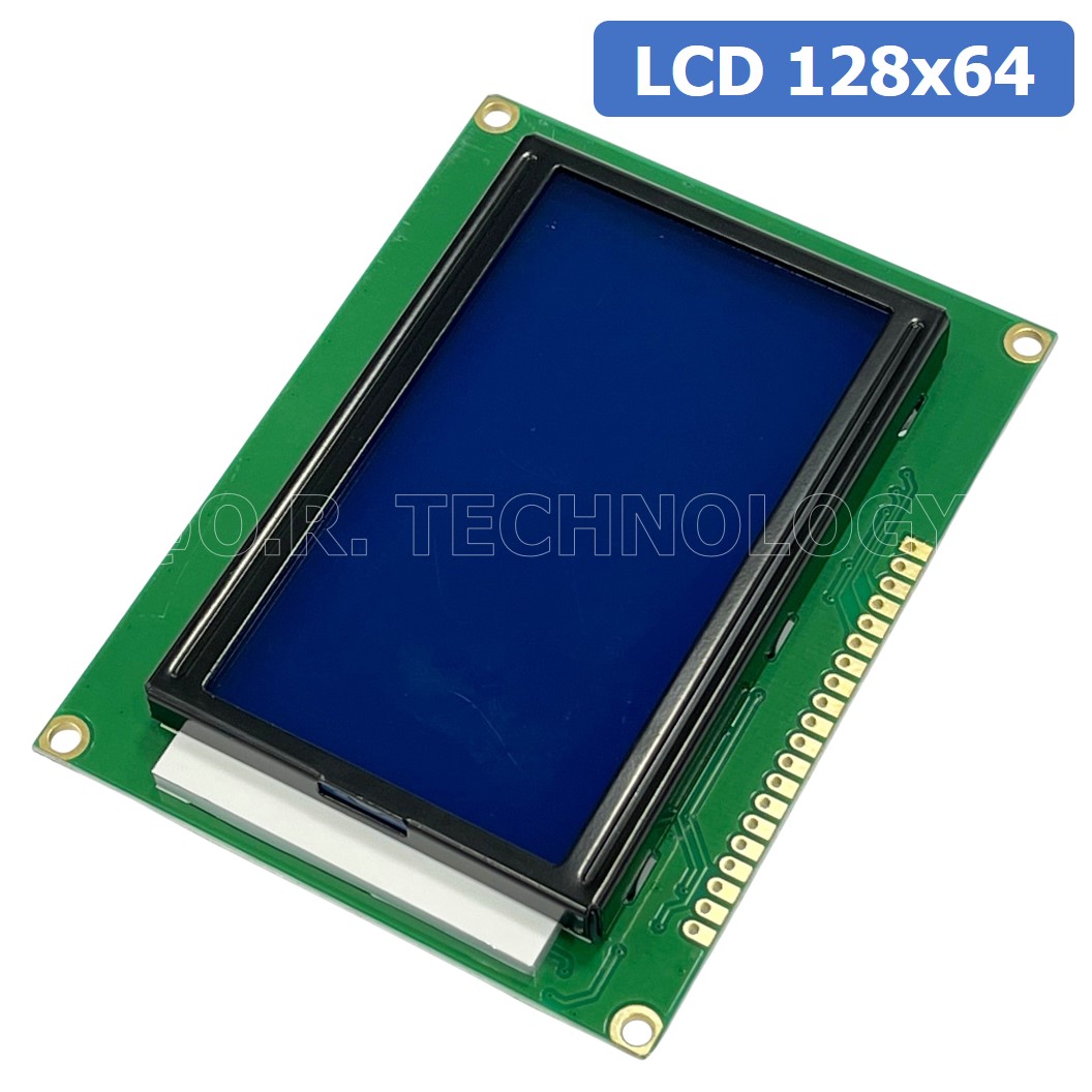(1ชิ้น) NA021 โมดูลจอแสดงผล LCD12864 Blue Backlight จอแสดงผล หน้าจอ LCD 128x64 LCD Module