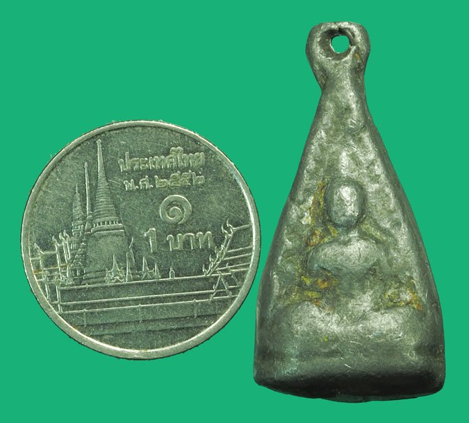 ขายแล้ว*38111 พระชินราช หลวงปู่ญาทานตู๋ ธัมมสาโร วัดสุขาวาส จ.อุบลราชธานี ยุค พ.ศ. 24XX เนื้อชินตะกั่ว 93