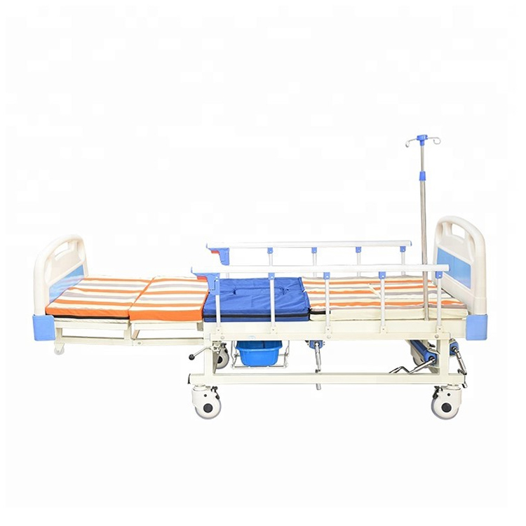 เตียงผู้ป่วยปรับนั่ง มือหมุน A01-I