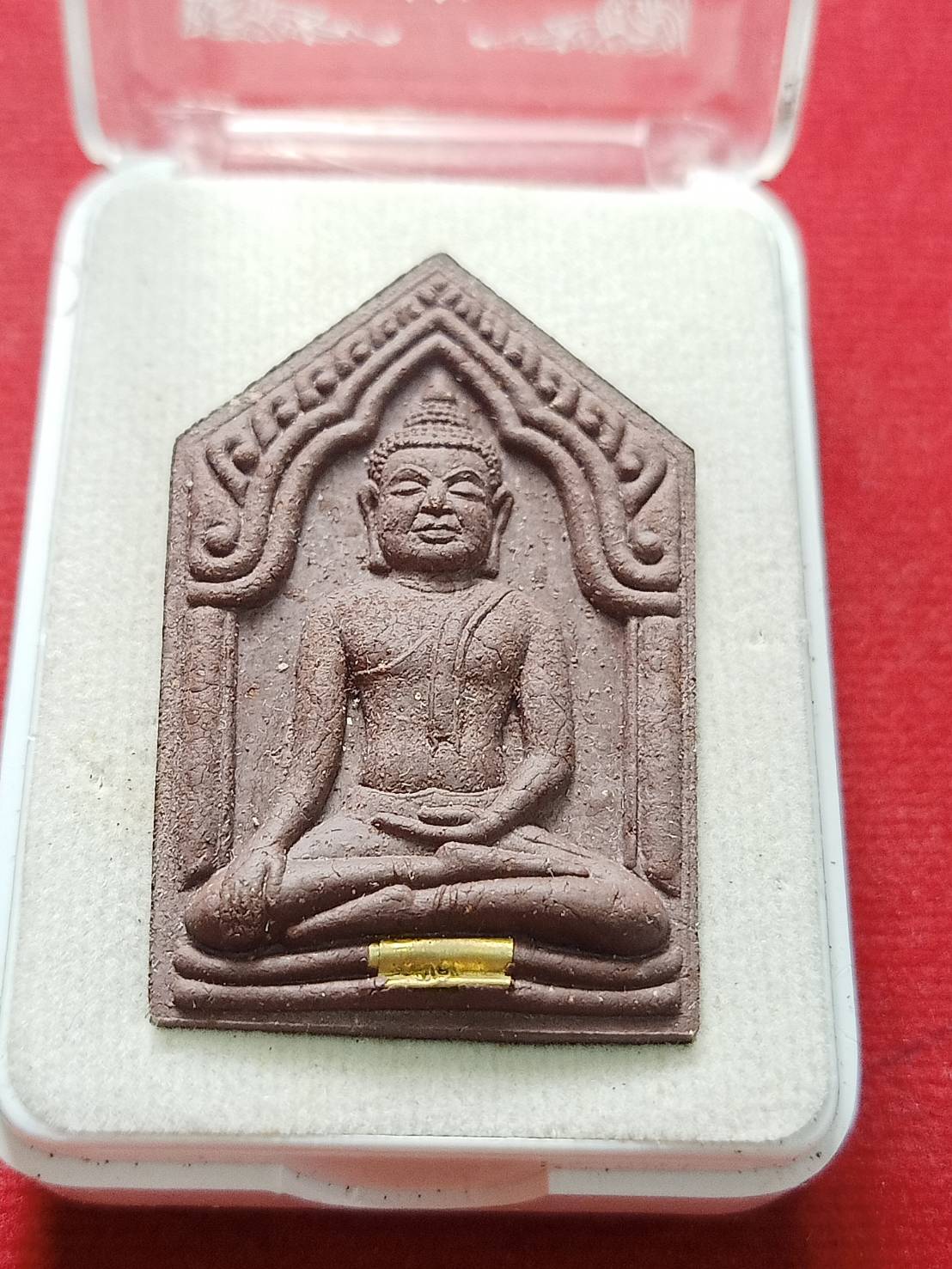 พระขุนแผน หลวงปู่เพิ่ม วัดป้อมแก้ว จ.อยุธยา ปี 2552 พร้อมกล่อง (SKU-07131)