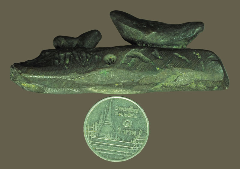 *38514 เครื่องรางของขลัง ไก่เนื้อสัมฤทธิ์โบราณ เก่าๆ 12