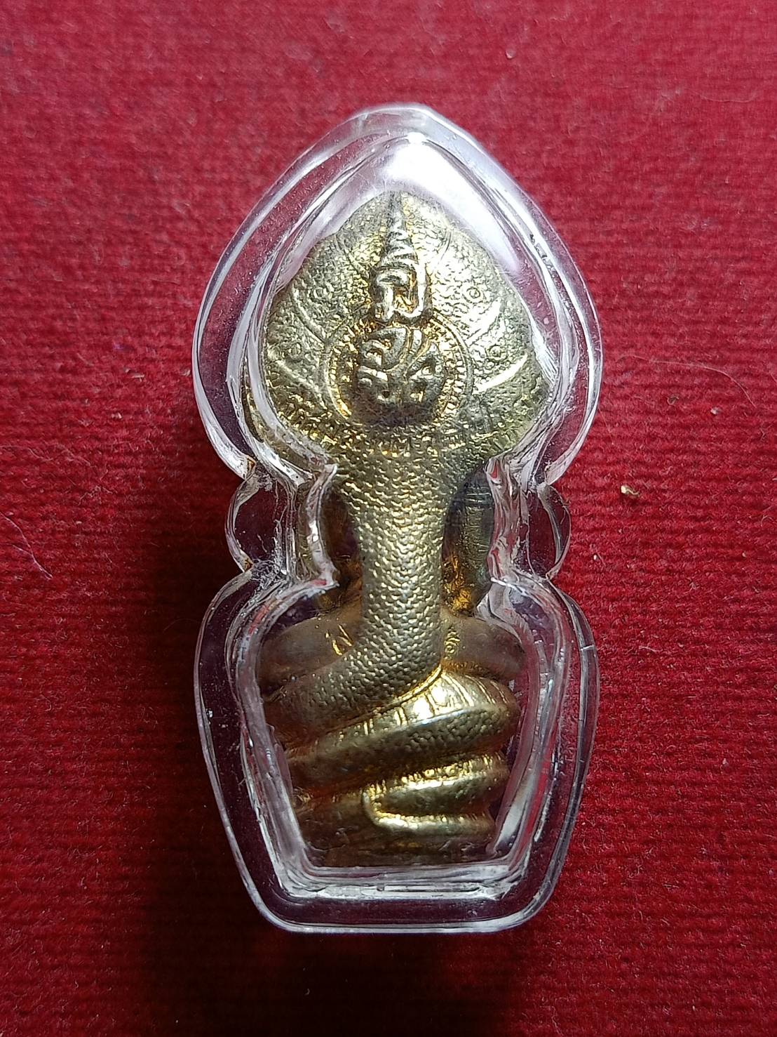 พระนาคปรกหลวงปู่หลวง กตปุญโญ วัดศีรีสุบรรพต จ.ลำปาง ปี 2544 (SKU-05778)