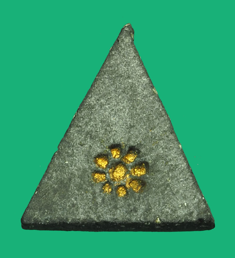 *35726 พระปิดตาหลังดอกจันทร์ หลวงพ่อเส็ง วัดประจันตคาม ปราจีนบุรี เนื้อผงผสมว่าน 6