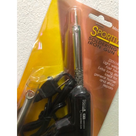 หัวแร้งไฟฟ้าปืน Sporty MT-40 W ตัว หัวแร้งปืน(ราคารวมแวท)บัดกรีไฟฟ้า หัวแร้งไฟฟ้า หัวแร้งปืนเร่งความร้อน {2200407601}