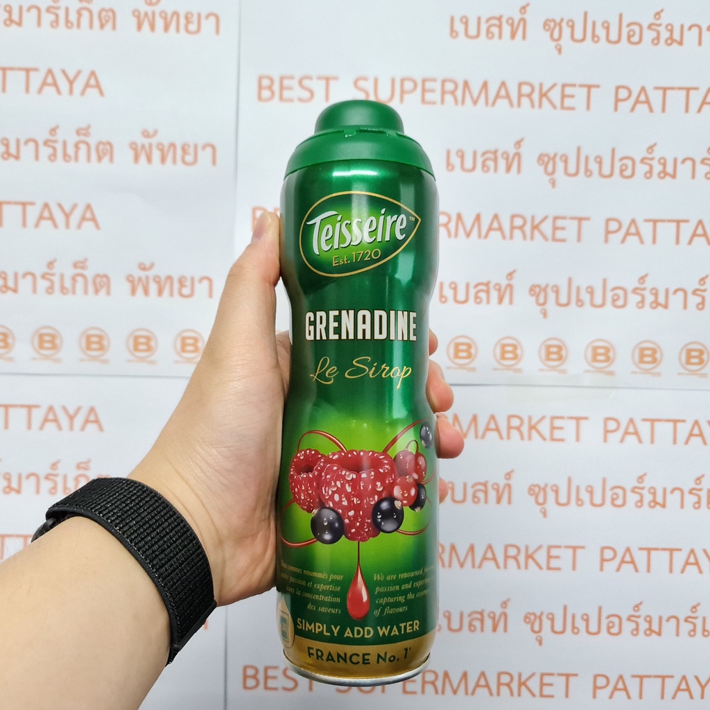 เตสแซร์ น้ำหวานเข้มข้น 600 มล. Teisseire Syrup 600 ml.