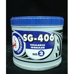 จารบี ตราจระเข้ รุ่น SG-406 #2 (งานหนัก) เนื้อจาระบีสีเขียว ขนาด 0.5 กก.(ขายส่ง ราคารวมแวท)