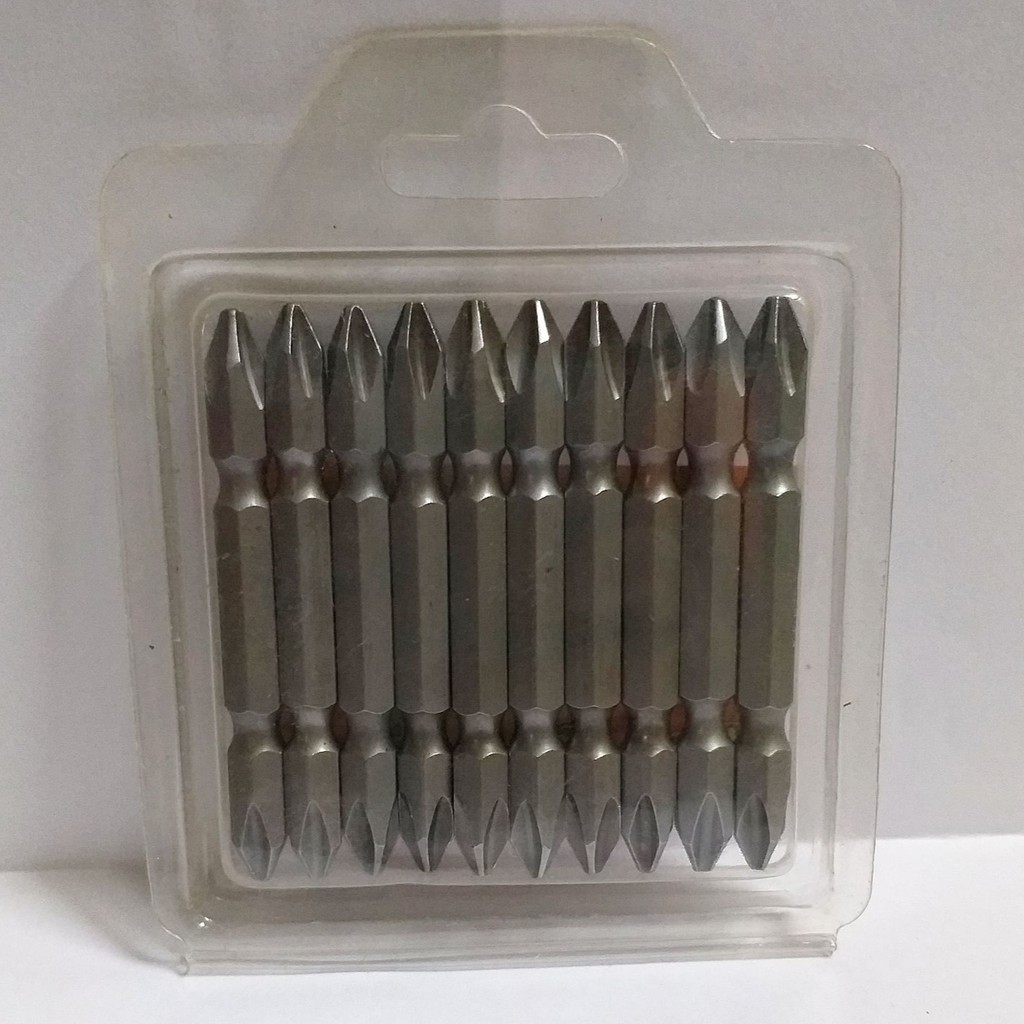 ดอกไขควงลม KNIGHT #2 X 65 มิล +,+ สีเงิน สีชา จำนวน 10 ดอก (ราคารวมแวท) หัวไขควงลม ดอกไขควง ดอกไขควงสว่านไฟฟ้า สว่านไร้สาย