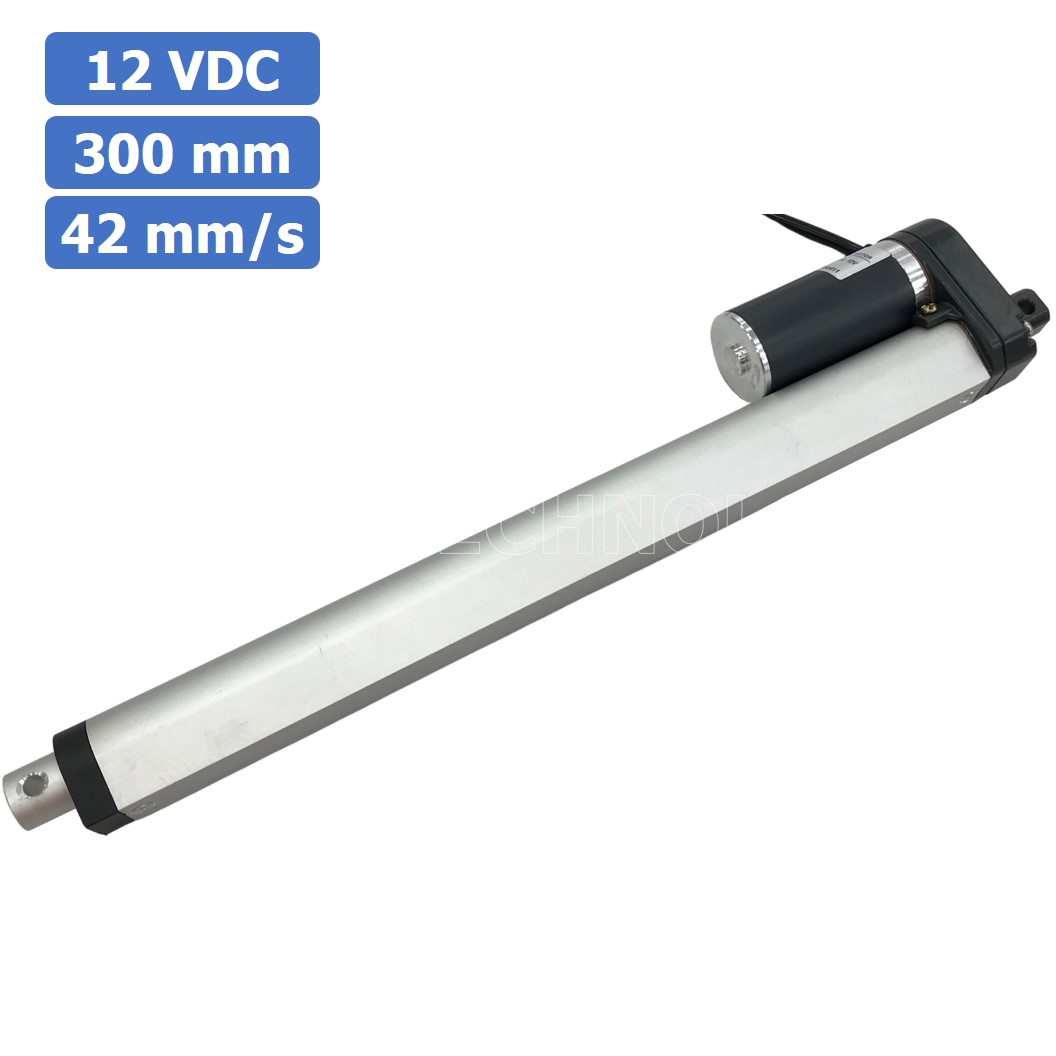 ZGB758 มอเตอร์ก้านชัก 12V/24VDC ความเร็ว 42mm/s ระยะชัก 200/300/500mm 125N Electric Linear Actuator Putter ZHENGKE พัตเตอร์ไฟฟ้า