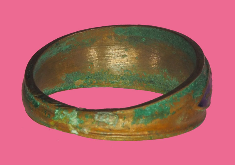 ขายแล้ว*33889 แหวนยันต์ลงยา หลวงพ่อจง วัดหน้าต่างนอก อยุธยา 50