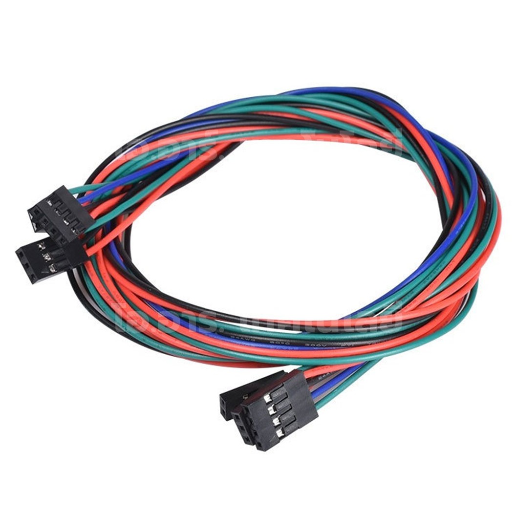 (1ชิ้น) 2P/3P/4P-70cm สายเชื่อมต่อวงจร สายจัมเปอร์ 2/3/4เส้น Dupont Cable เมีย-เมีย Female to Female ยาว 70cm สายแพ Jumper wire Arduino Dupont Line