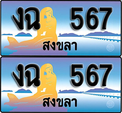เลขทะเบียน 567 – งฉ 567 สงขลา (1)