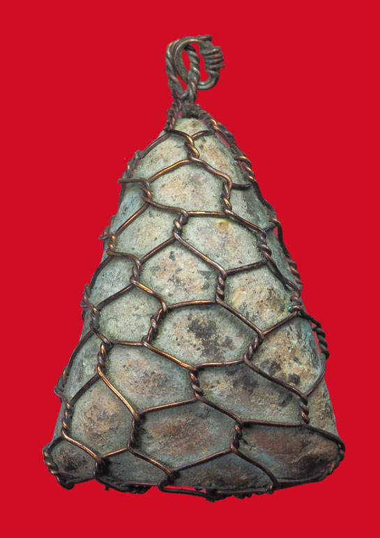 *33266 พระนาง กรุเขาพระศรี สุโขทัย ถักลวดเก่า เนื้อดิน 13