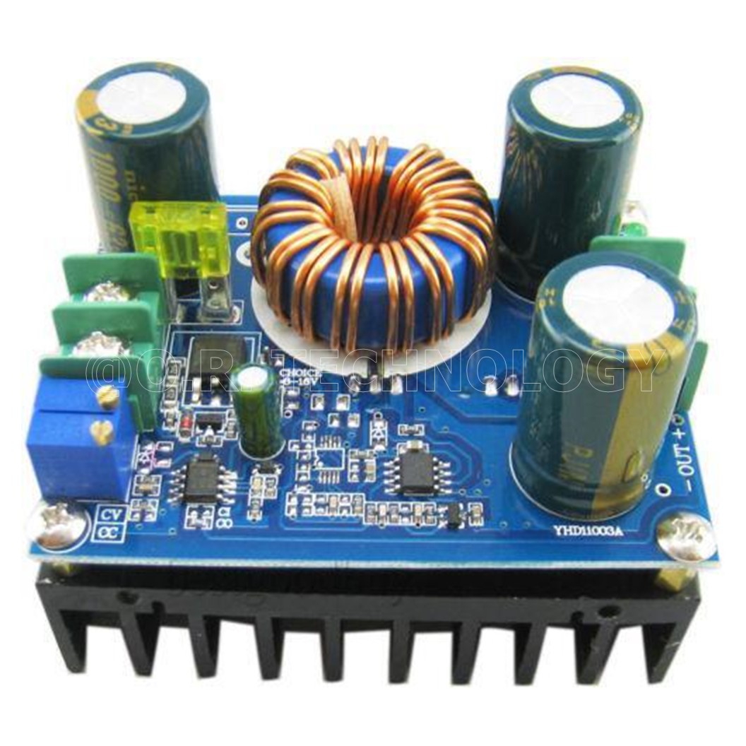 (1ชิ้น) AA667 โมดูลเพิ่มแรงดันไฟ โมดูลแปลงไฟ 600w DC-DC 10-60V To 12-80V 10A Boost Converter Step-up Module High Power Adjustable Voltage Constant Current Module