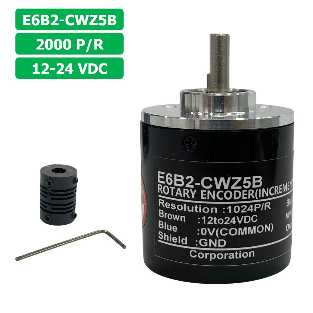 E6B2-CWZ5B 12-24VDC 100/360/600/1000/1024/2000P/R (Pulses/Revolution) โรตารี่เอ็นโค้ดเดอร์ ROTARY ENCODER INCREMENTAL (PNP open collector output)