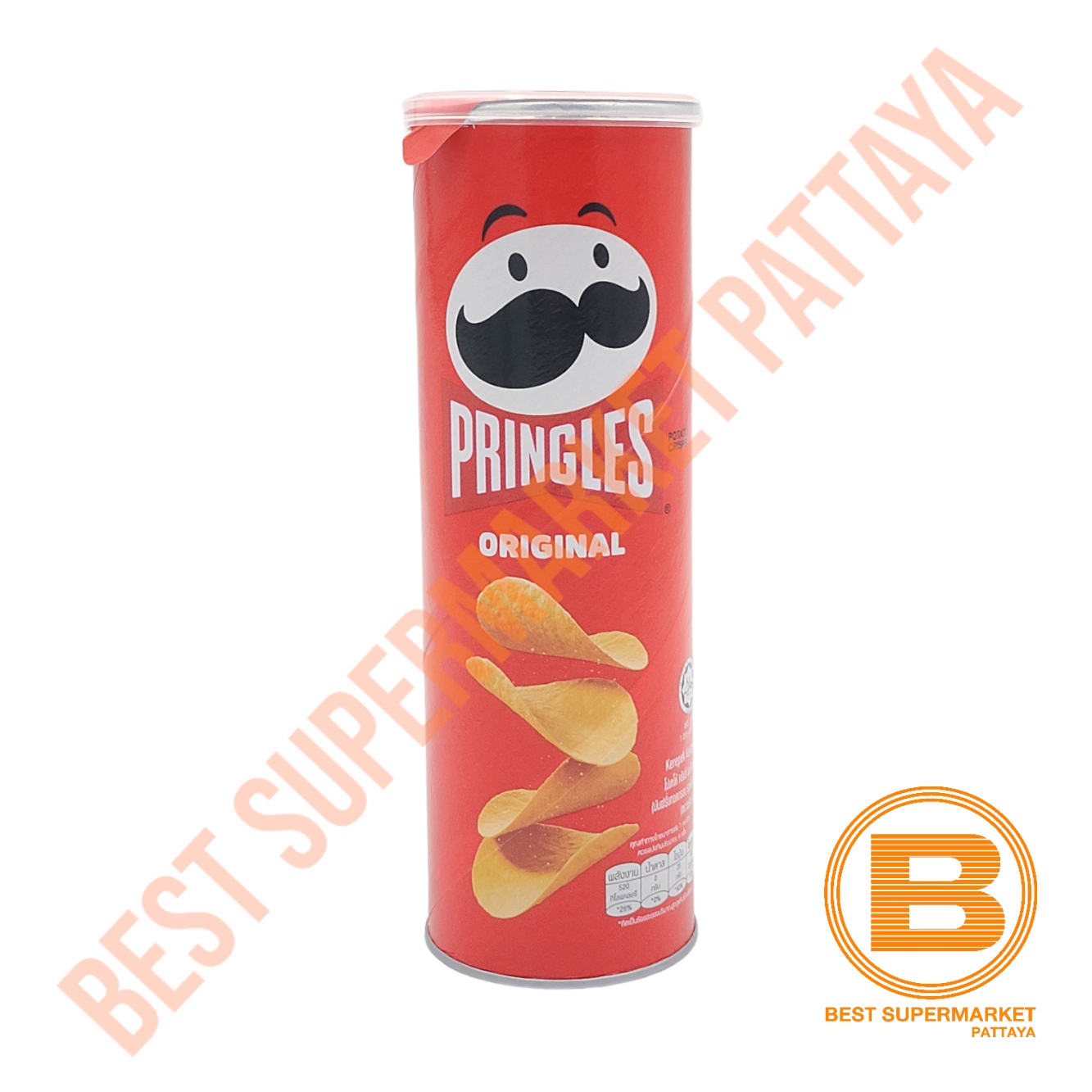 [ยกลัง]พริงเกิลส์ มันฝรั่งทอดกรอบ 102 กรัม x 12 กระป๋อง [BOX]Pringles Potato Crisp 102 g. x 12 Pcs