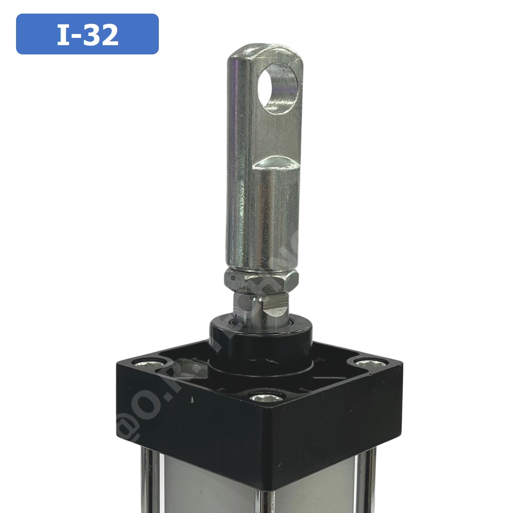 (1ชิ้น) I-32 ตัวยึดแกนกระบอกลม แบบตรง I Joint Air Cylinder สำหรับกระบอกลม SC 32 ขายึดกระบอกลม ตรง ตัวต่อปลายแกนกระบอกลม เกลียวใน M10*1.25