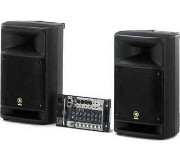 Yamaha ดเครื่องเสียง Portable PA System พร้อม Powered Mixer 250 W รุ่น STAGEPAS 500