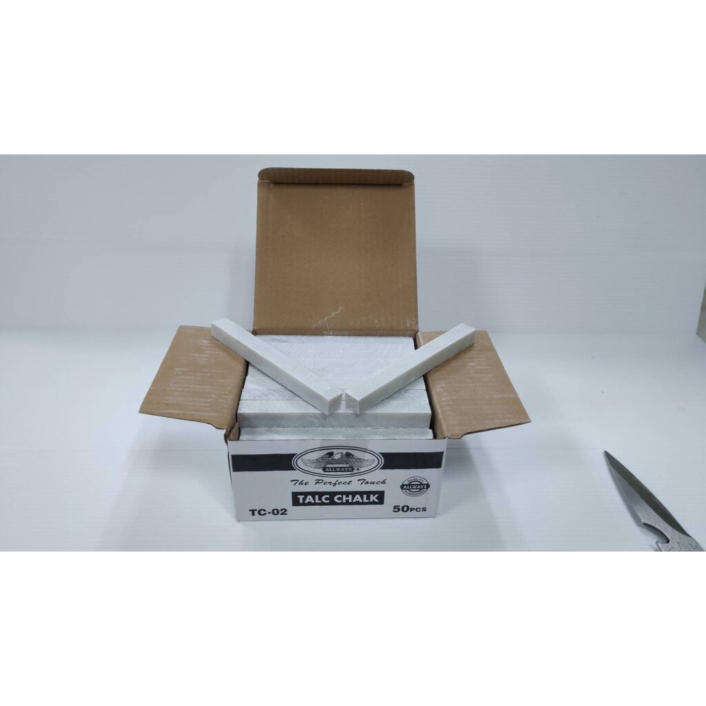 ชอล์คขีดเหล็ก TALC CHALK ร้านขายส่ง(ราคารวมแวท) แท่งเหลี่ยมชอล์คหิน เครื่องมือช่าง