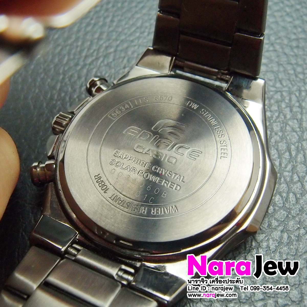 นาฬิกา CASIO EDIFICE รุ่น EFS-S570D-1AUDF ผู้ชาย ของแท้จาก shop นาฬิกาหลุดจำนำ