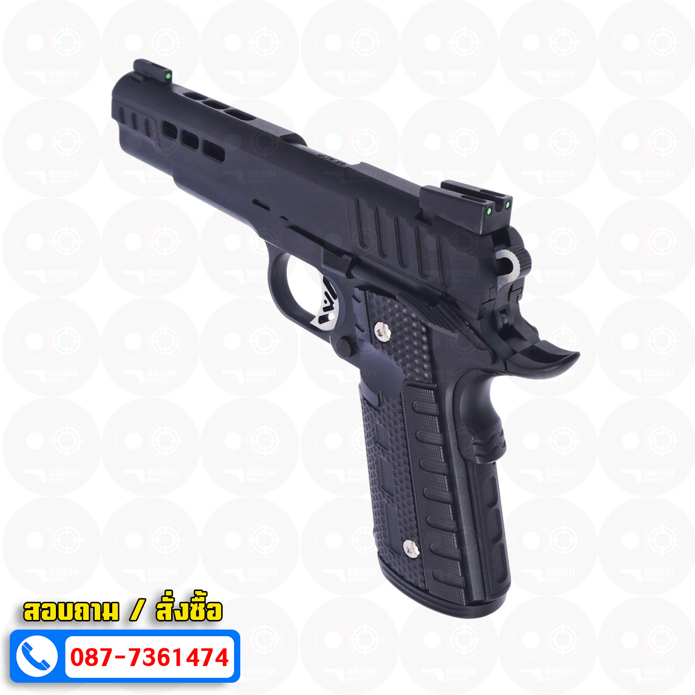 Ascend Kimber Rapide (Black Ice) KR Series 1911 Full Metal สีดำ