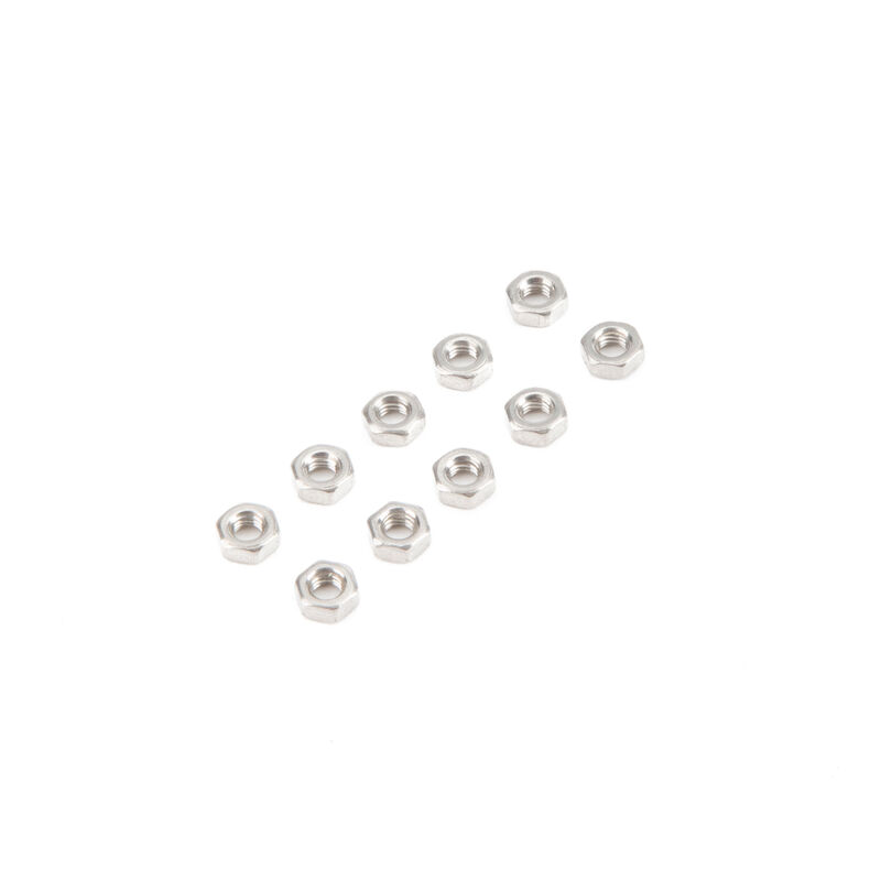 LOS235013 Flat Nut M3 x 0.5 x 5mm (10)