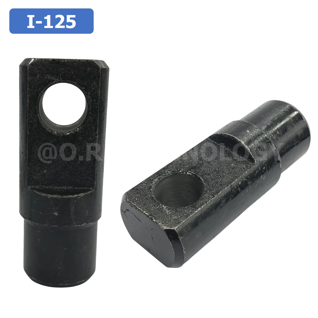 (1ชิ้น) I-125 ตัวยึดแกนกระบอกลม แบบตรง I Joint Air Cylinder สำหรับกระบอกลม SC 125 ขายึดกระบอกลม ตรง ตัวต่อปลายแกนกระบอกลม เกลียวใน M27x2