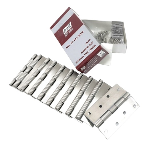 บานพับสแตนเลส (ราคารวมแวท) แข็งแรง ทนทาน ใช้นาน ไม่เป็นสนิม บานพับผีเสื้อ หน้าต่าง ประตู