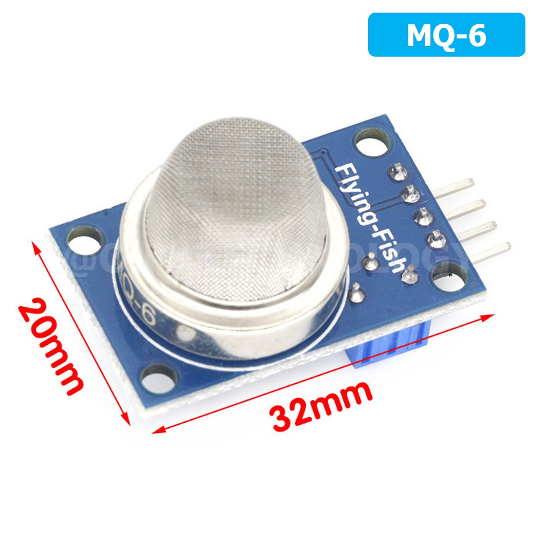 AB050 MQ-6 เซนเซอร์ตรวจจับ ก๊าซโพรเพน บิวเทน Liquefied Isobutane Propane Sensor Gas Sensor Detection เซนเซอร์แก๊ส เซนเซอร์ตรวจจับก๊าซ
