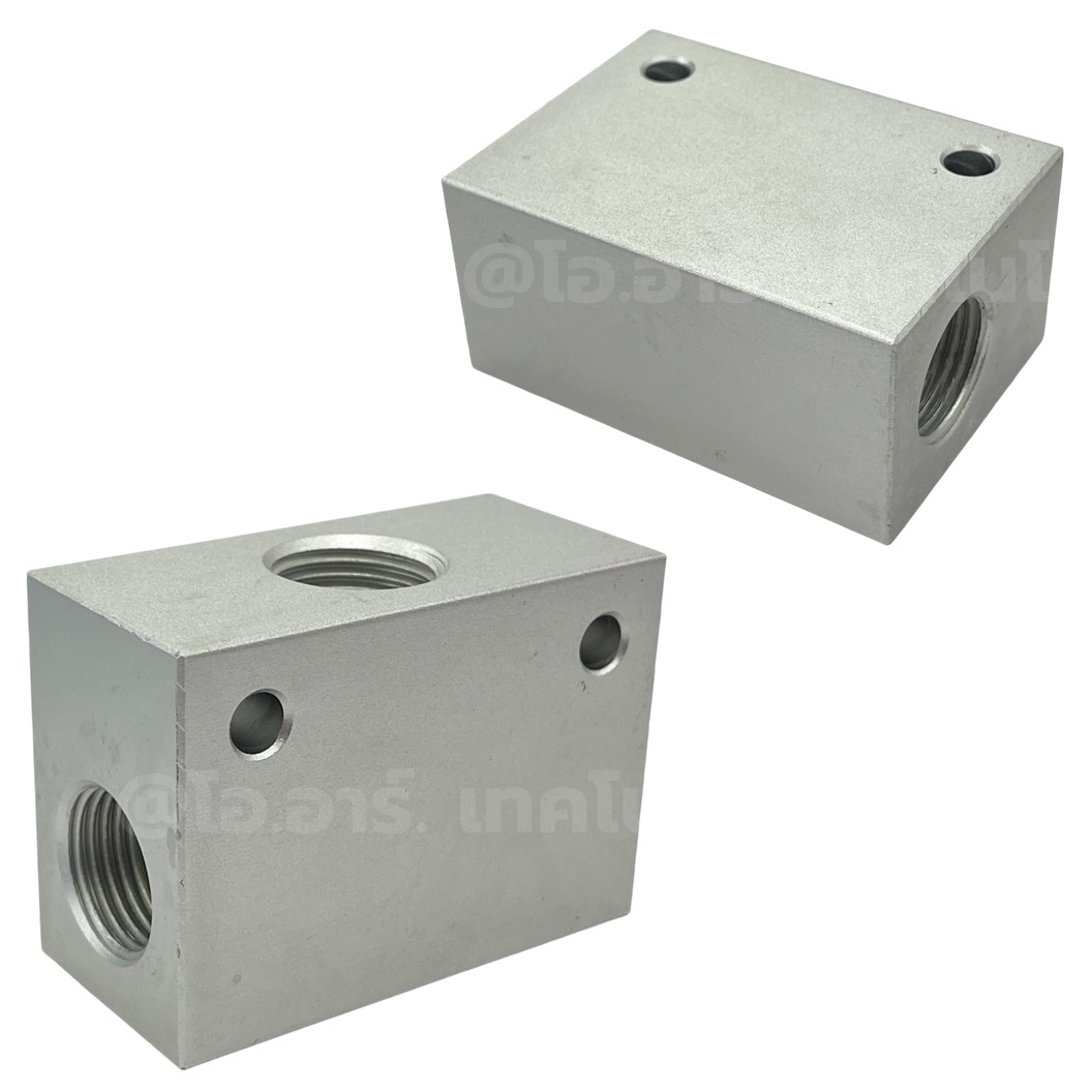 KS-15 G1/2“ ชัตเทิลวาล์ว วาล์วกันกลับสองทาง Shuttle Valve / Or Gate 0.1-0.8MPa วาล์วลม 2ทาง KS-15 ST-15 KV-15 วาล์วลมเดี่ยว