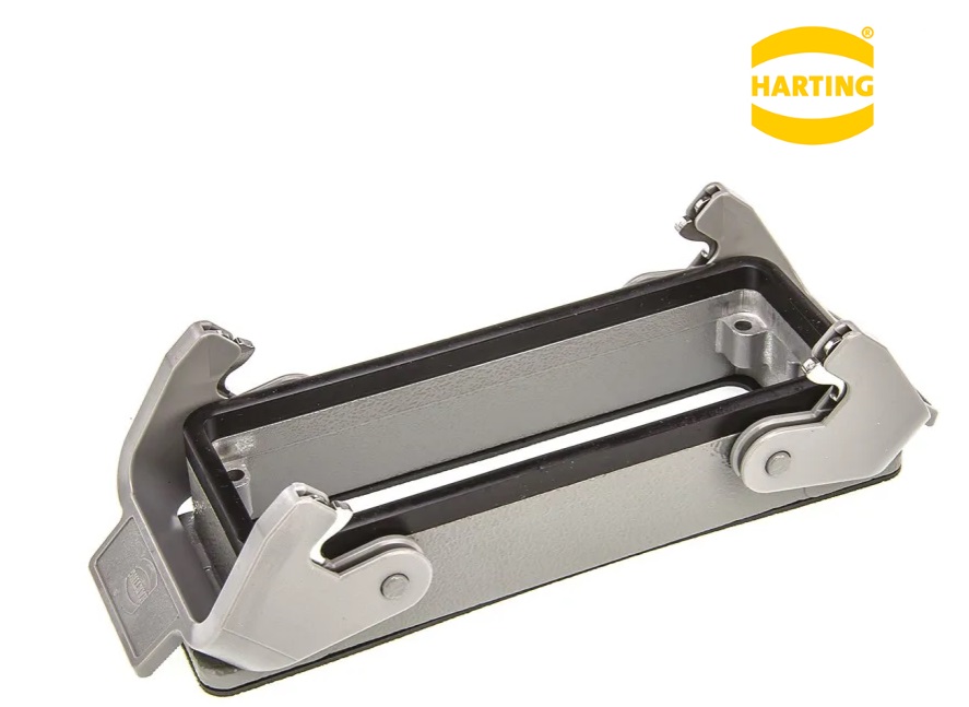 09300240301 HARTING Bulkhead hosing 24P 2Lever ,Han B Heavy Duty Power Connector