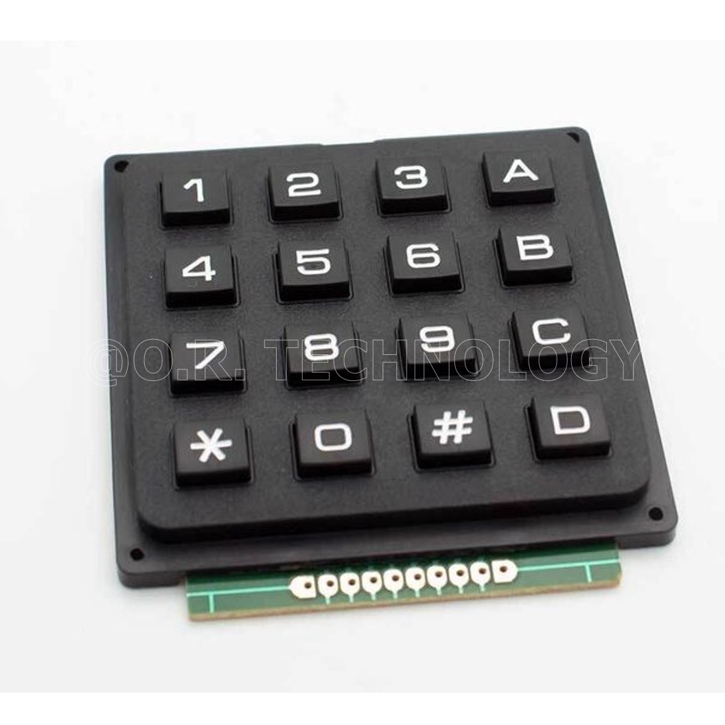 (1ชิ้น) NA171 โมดูลปุ่มกด คีย์บอร์ด 4x4 Keypad matrix 16-key industrial keyboard