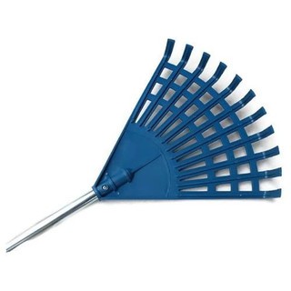 คราดพลาสติกพร้อมด้ามเหล็กหุ้มPVC (ราคารวมแวท) ที่เสียบหญ้า อุปกรณ์ตกแต่งสวน อุปกรณ์สำหรับฟาร์ม คราดหญ้า