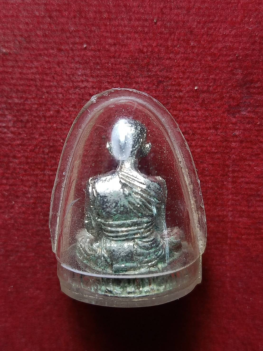 รูปหล่อหลวงพ่อตาบ เนื้อเงิน วัดมะขามเรียง จ.สระบุรี (SKU-12685)