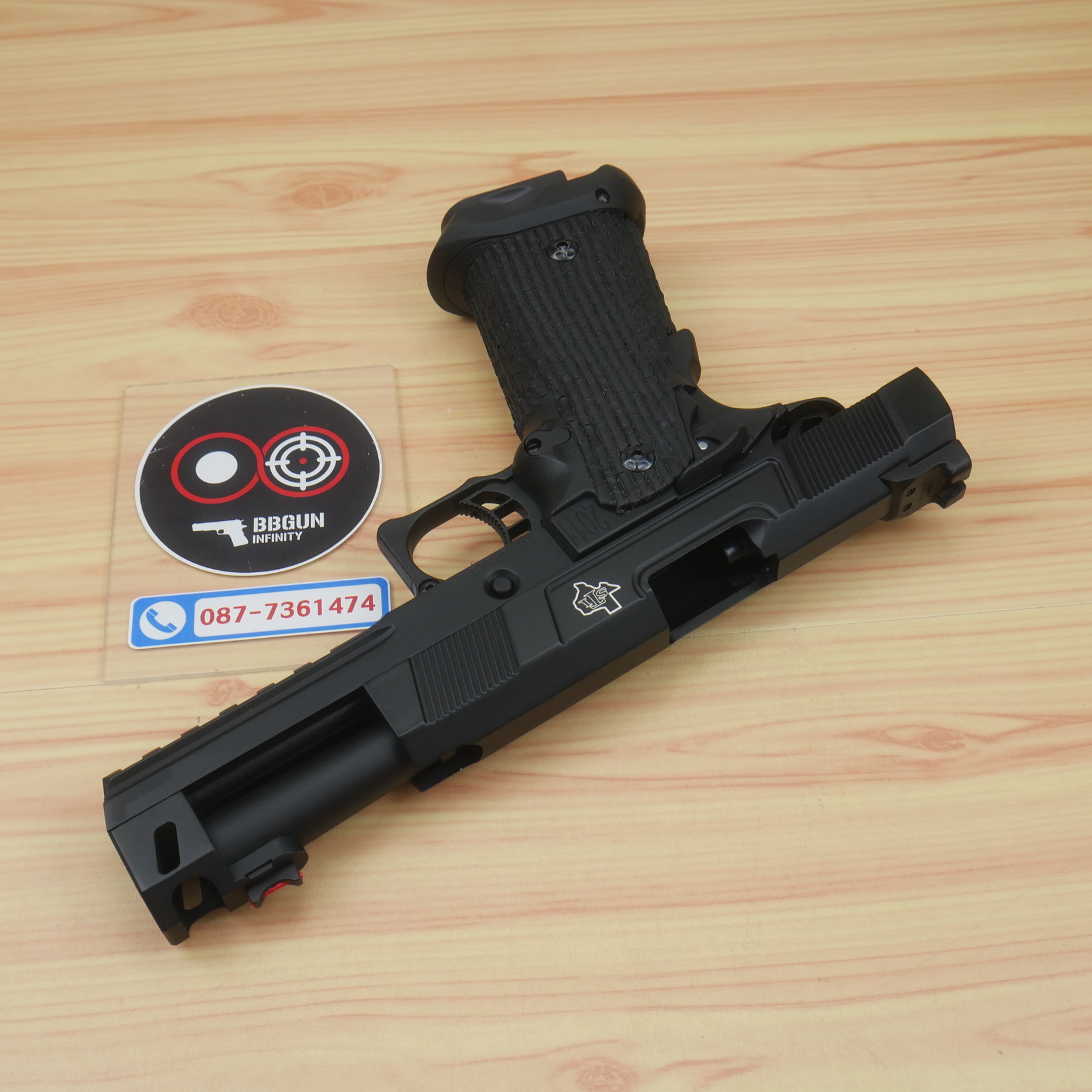 บีบีกันอัดแก๊ส Army Armament R501 Costa Carry Comp - Black BB GUN